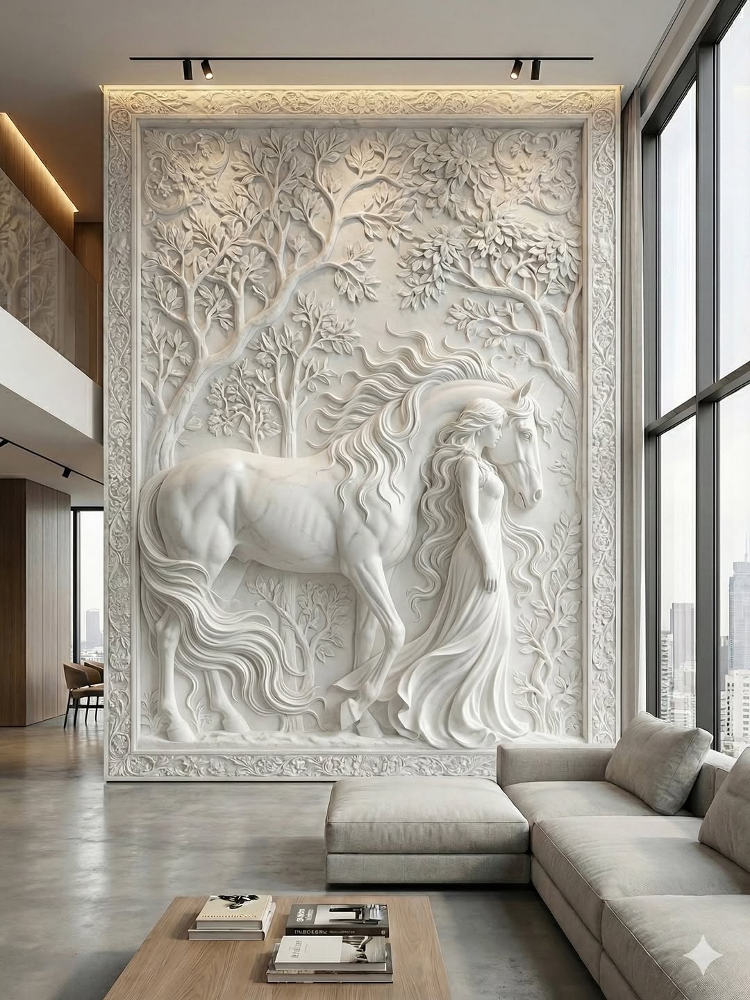 Modern Living Room Relief