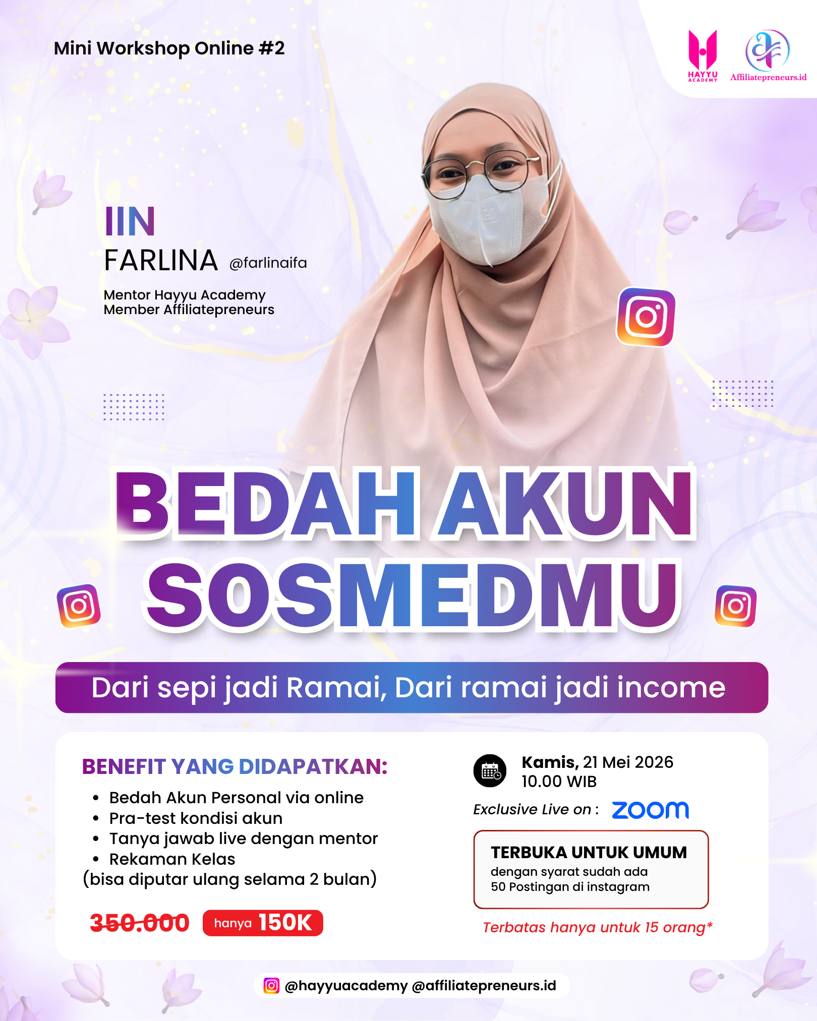 Flyer Workshop Bedah Akun