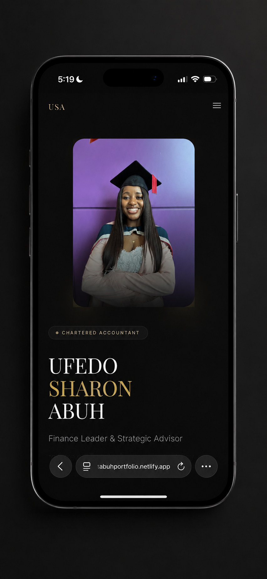 Ufedo Sharon Abuh — Finance Leader & Strategic Advisor Portfolio