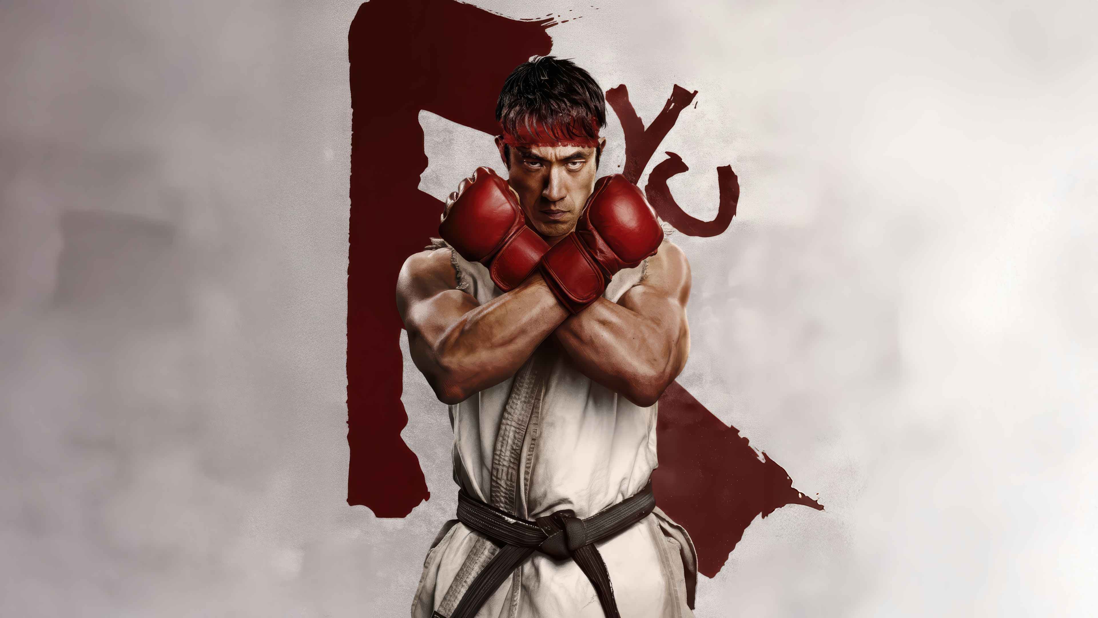 White Karate Red Headband Movie