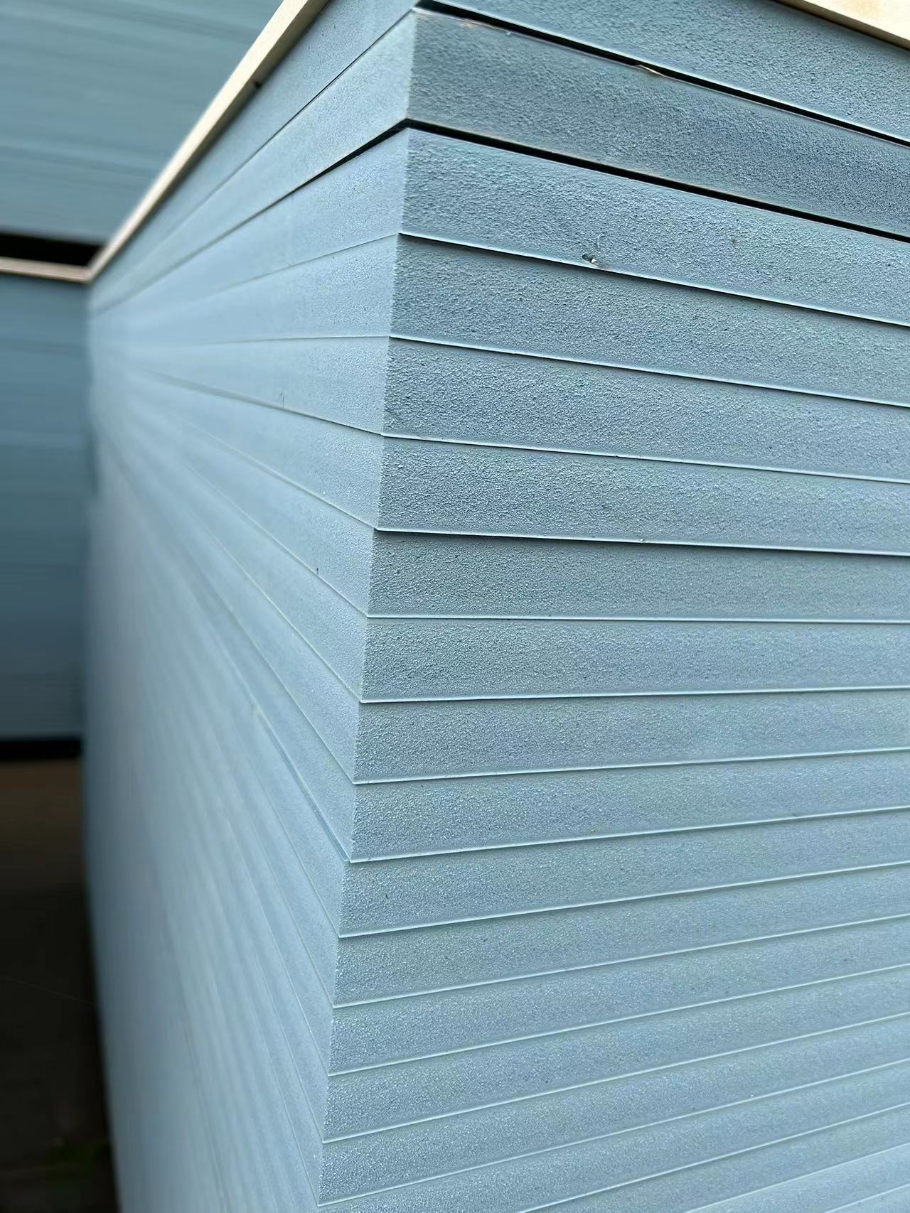 PVC beam formwork installed with clean joint lines