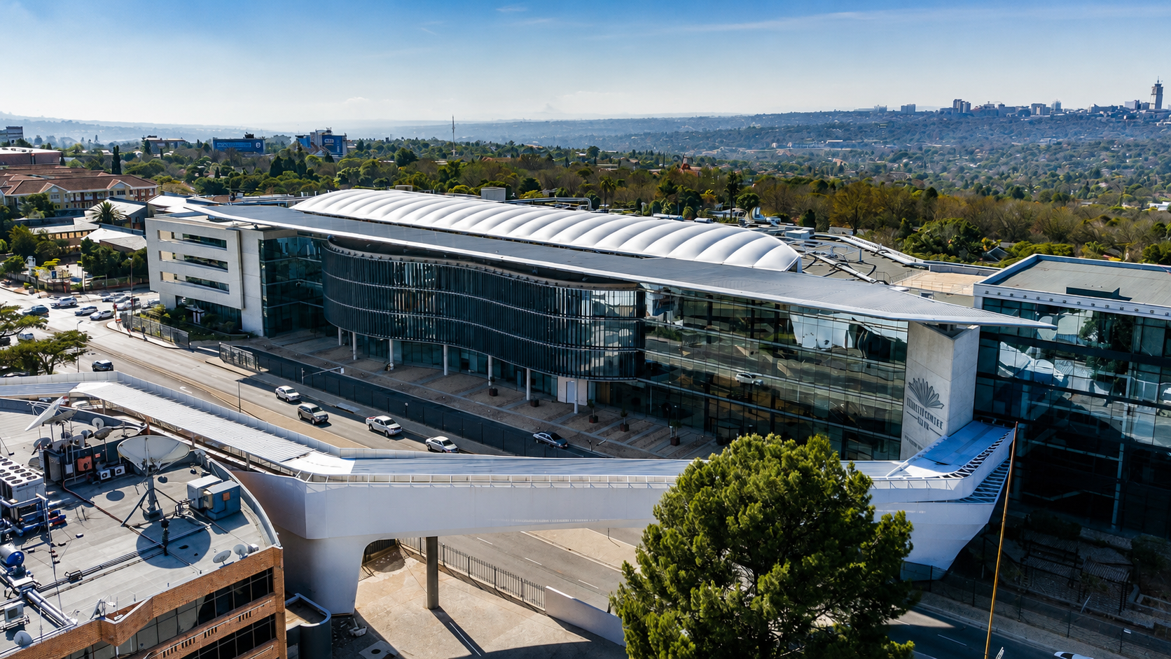 Multichoice Building Aerial View