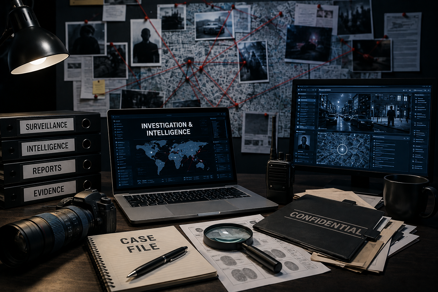DTSS Investigation case file and intelligence analysis setup