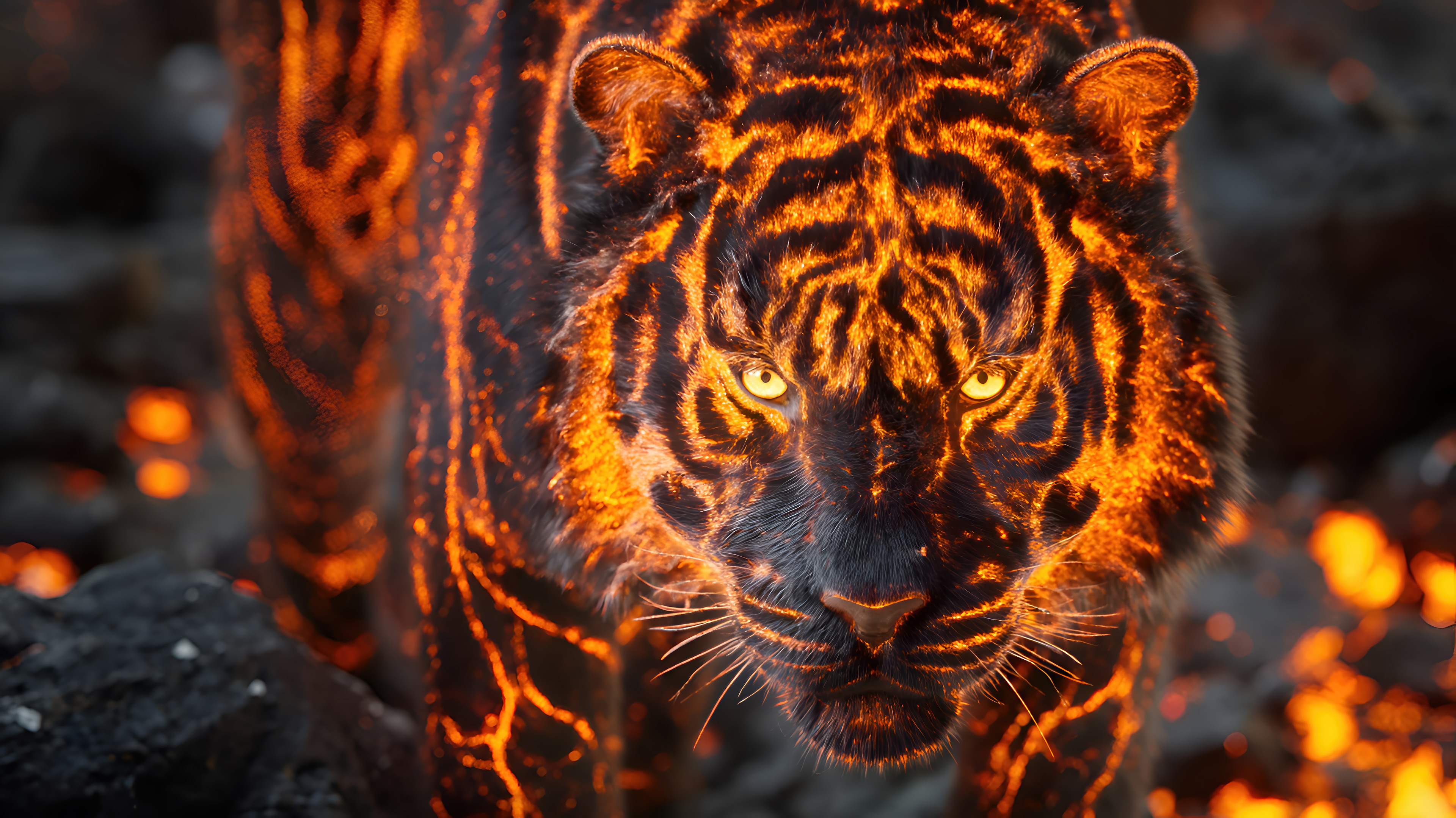 Flame Tiger Lava