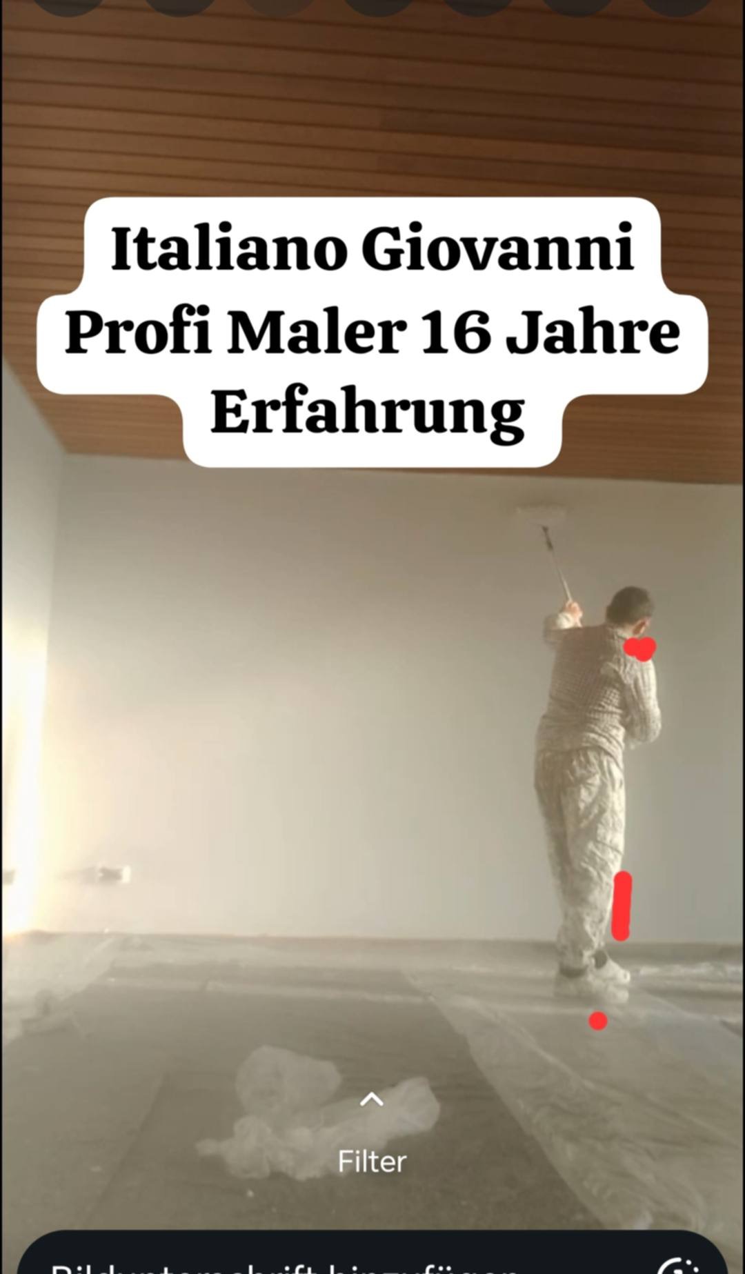 Giovanni – Italiano Profi Maler, 16 Jahre Erfahrung