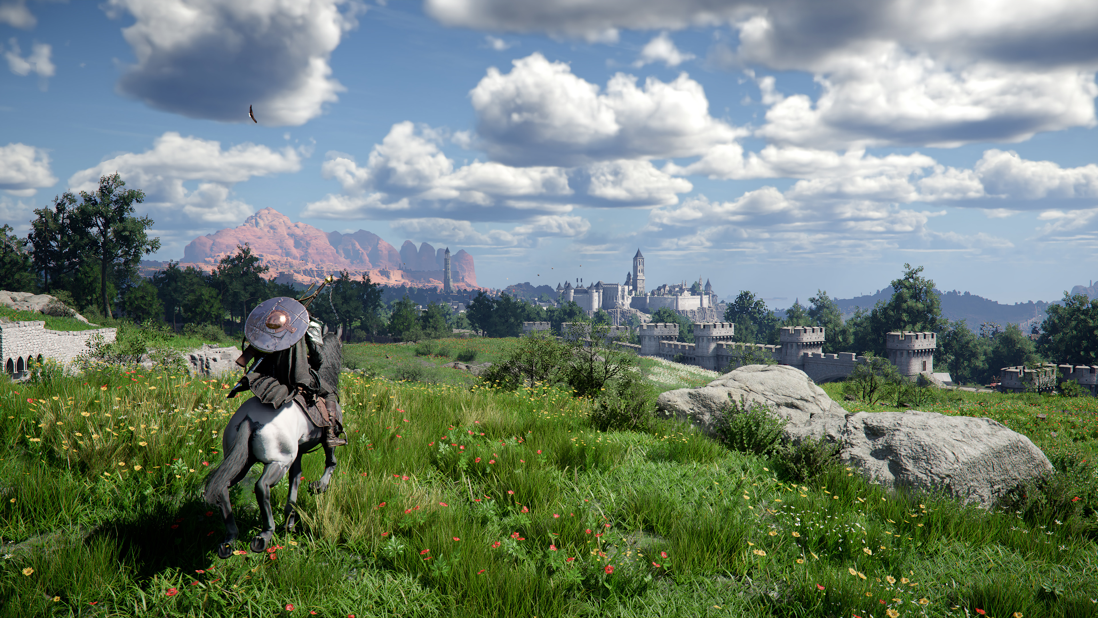 Crimson Desert Knight Horse