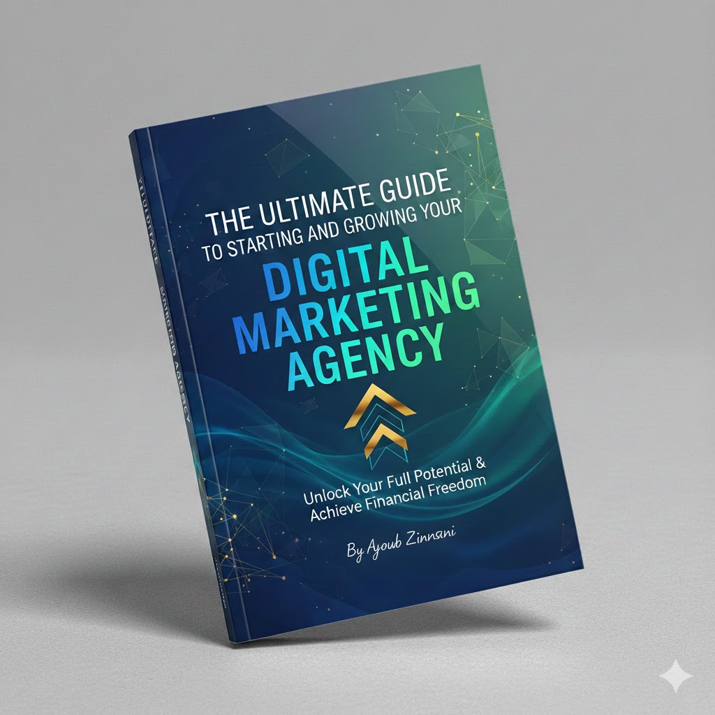 Digital Marketing Agency Guide eBook cover showing business growth strategies