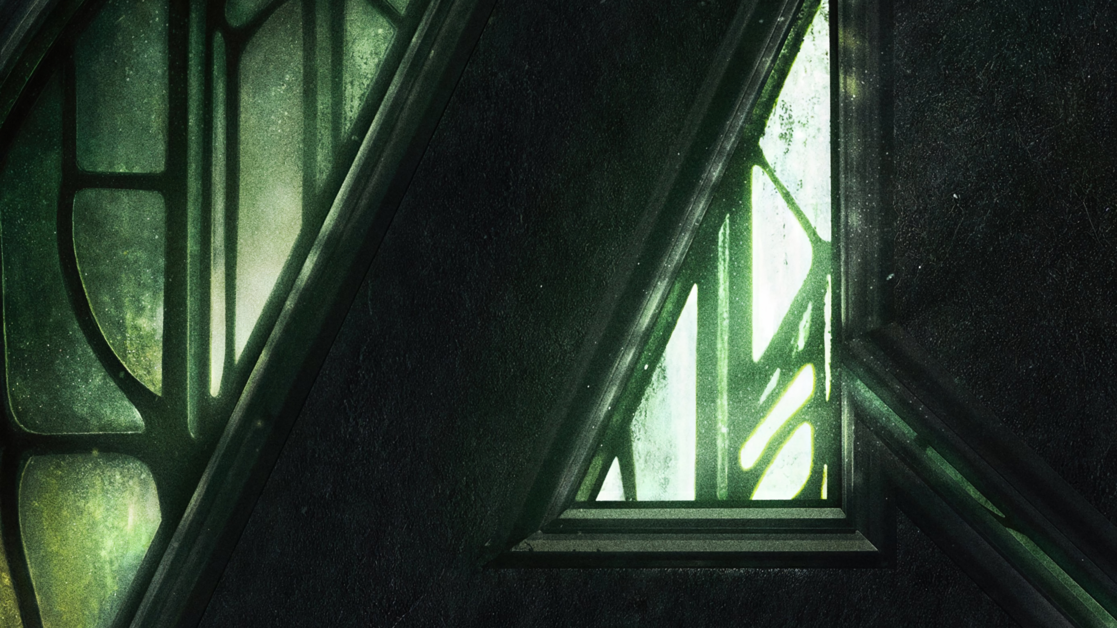 Green Sci-Fi Window Movie