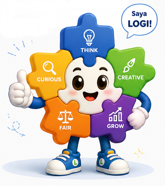 LOGI — Maskot resmi LOGMAT