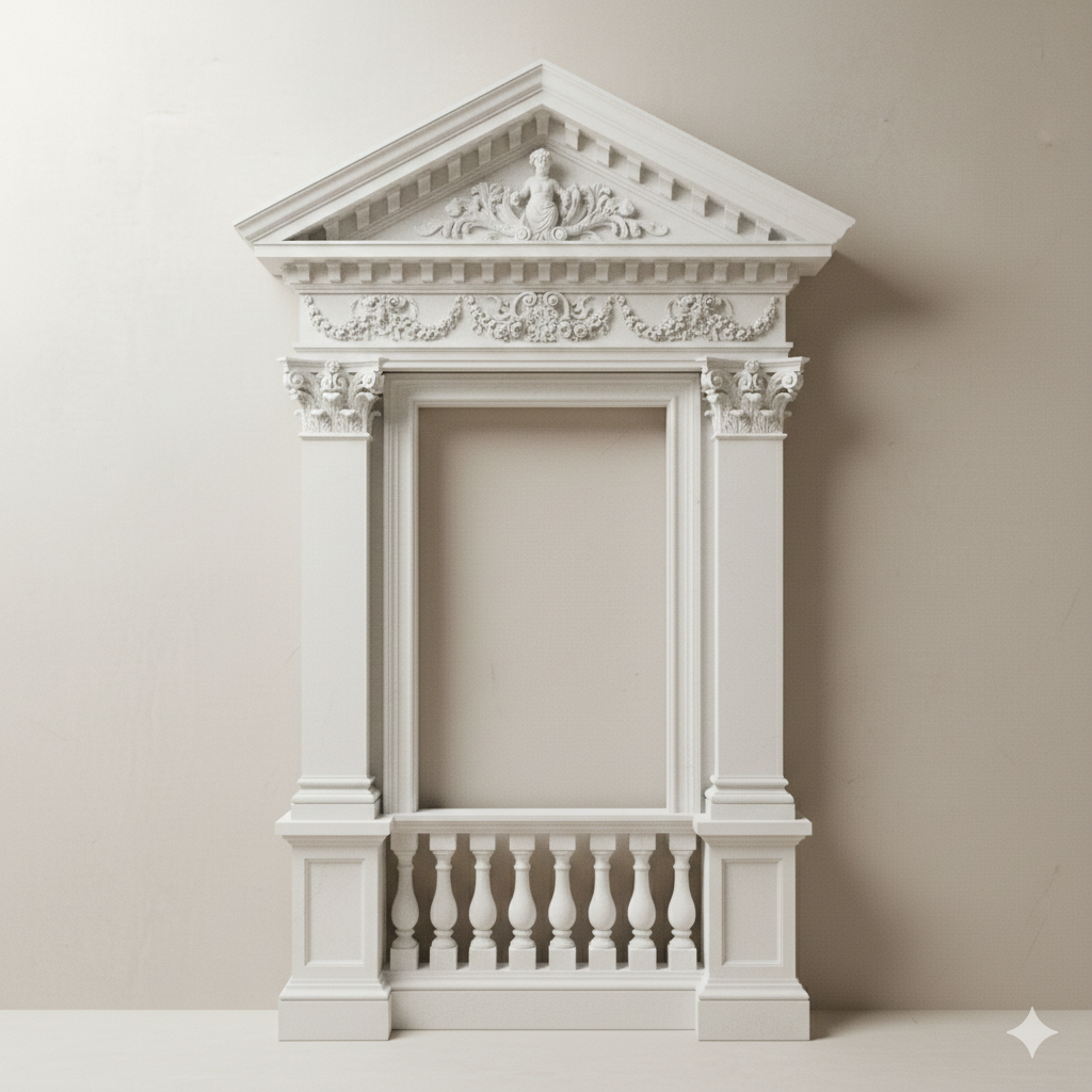 Corinthian Pediment Structure