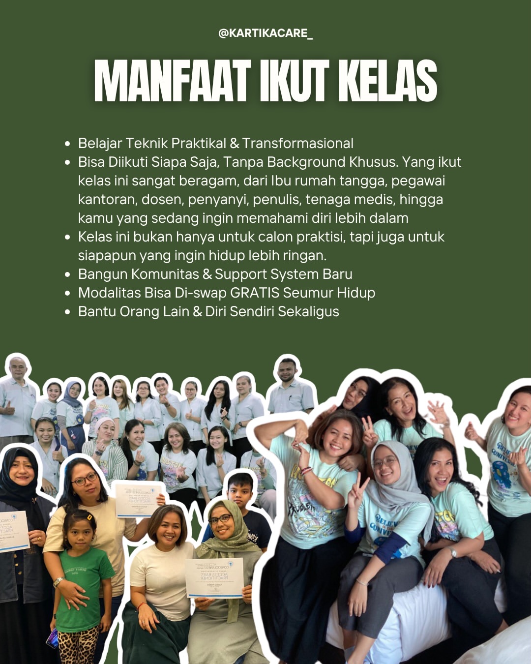 Manfaat mengikuti kelas Access Bars dan Facelift