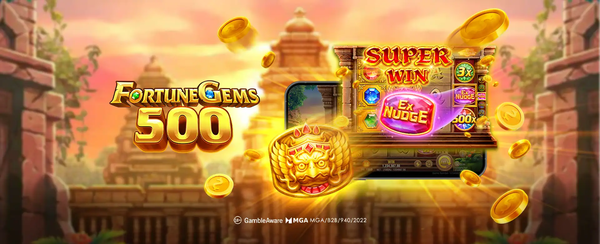 Fortune Gems 500 Banner