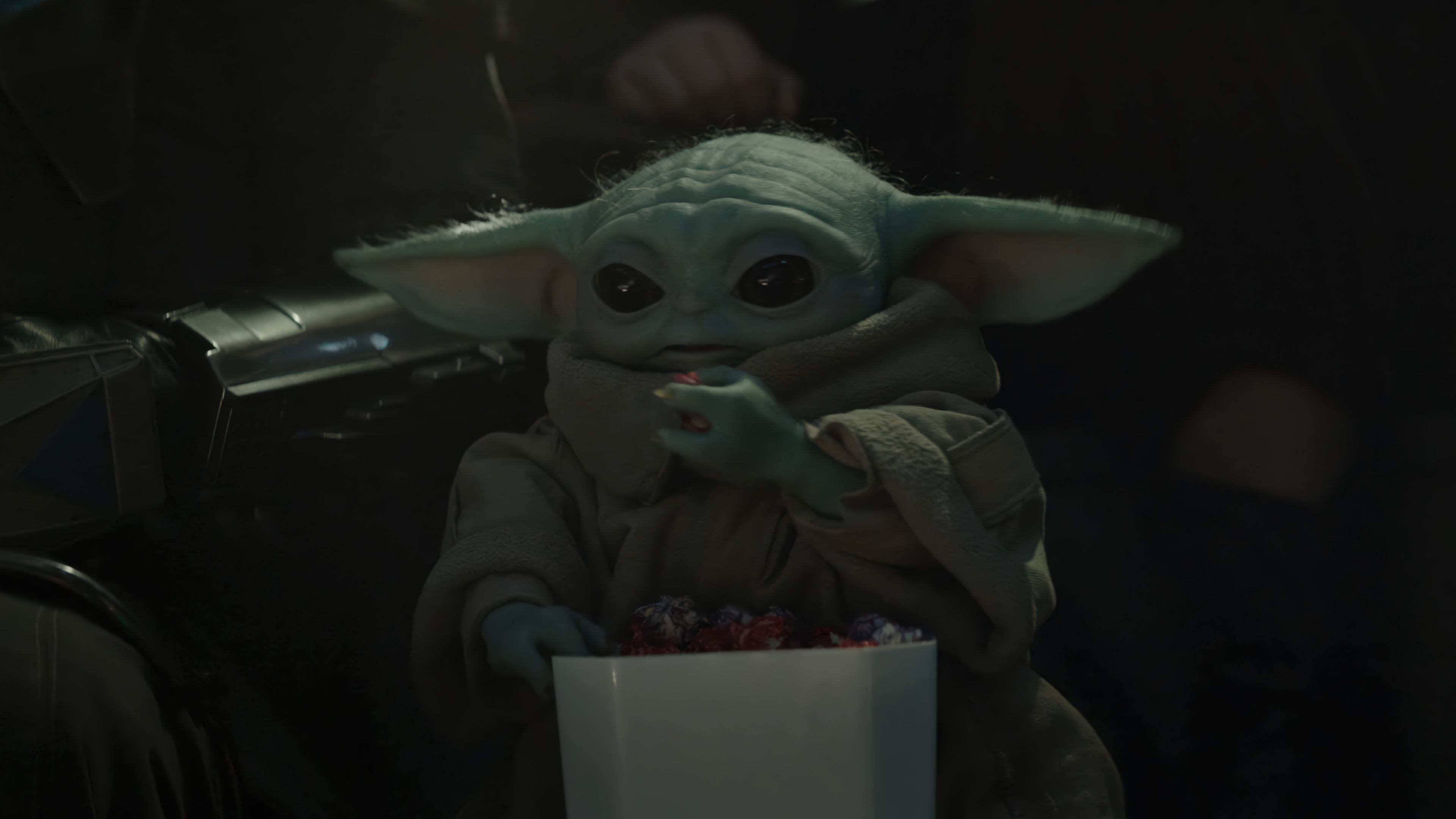 Baby Yoda Eating Bowl Movie
