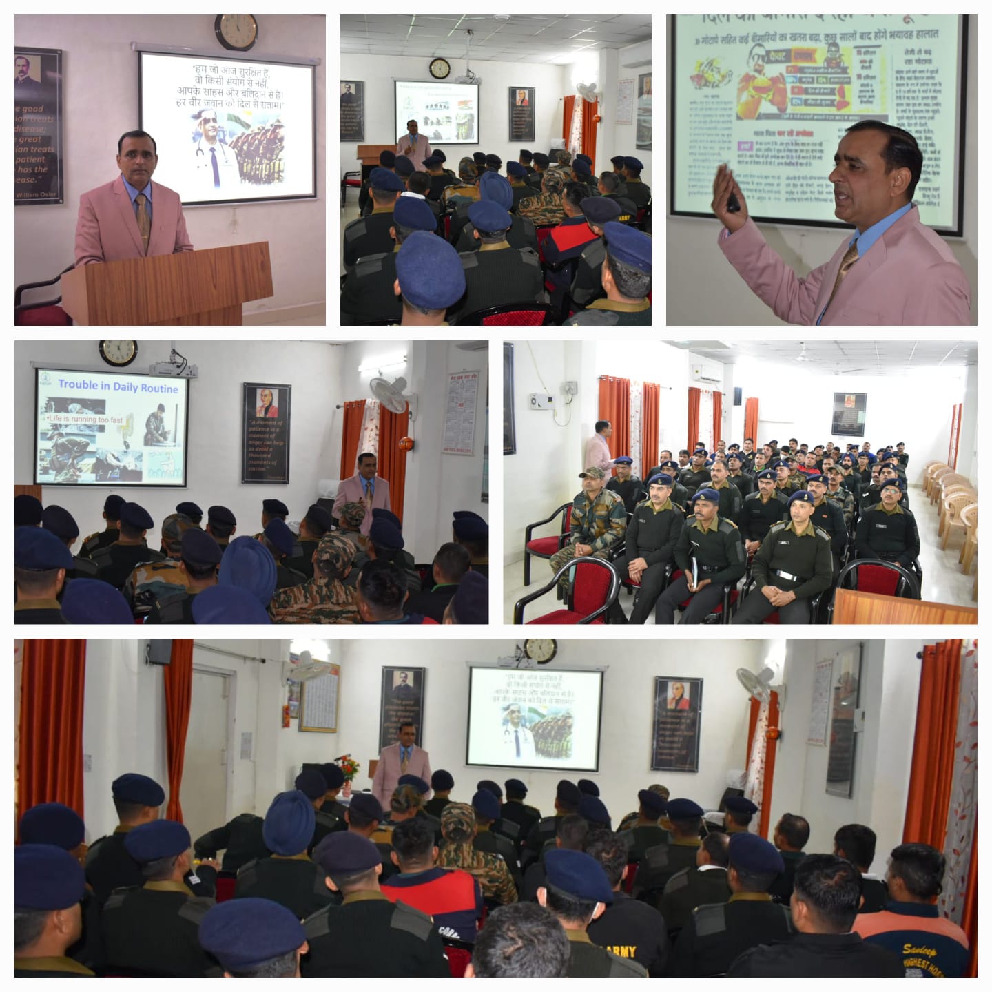 Indoor training session for uniformed personnel by SK Diet Clinic
