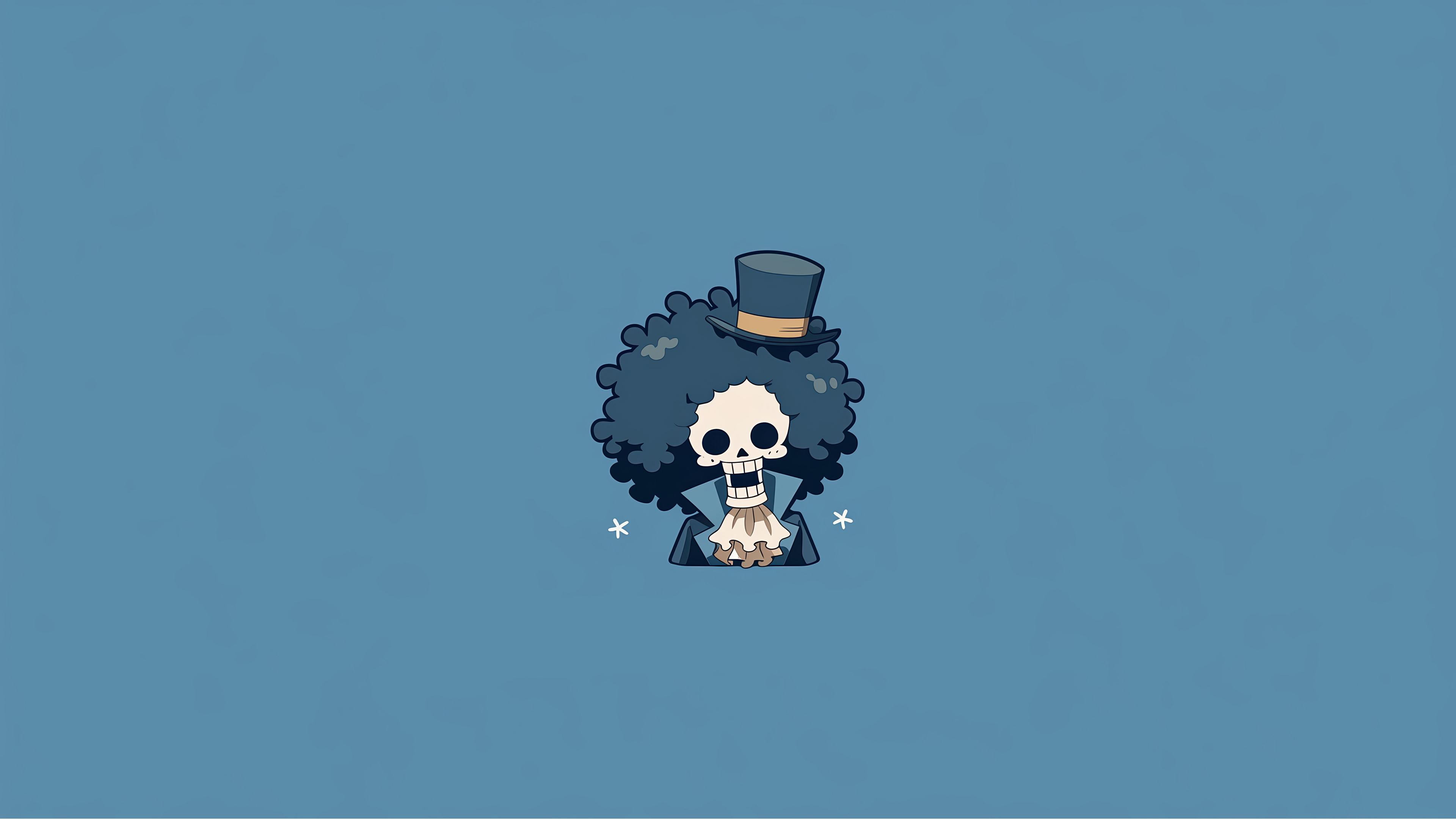 Cute Skull Top Hat Anime