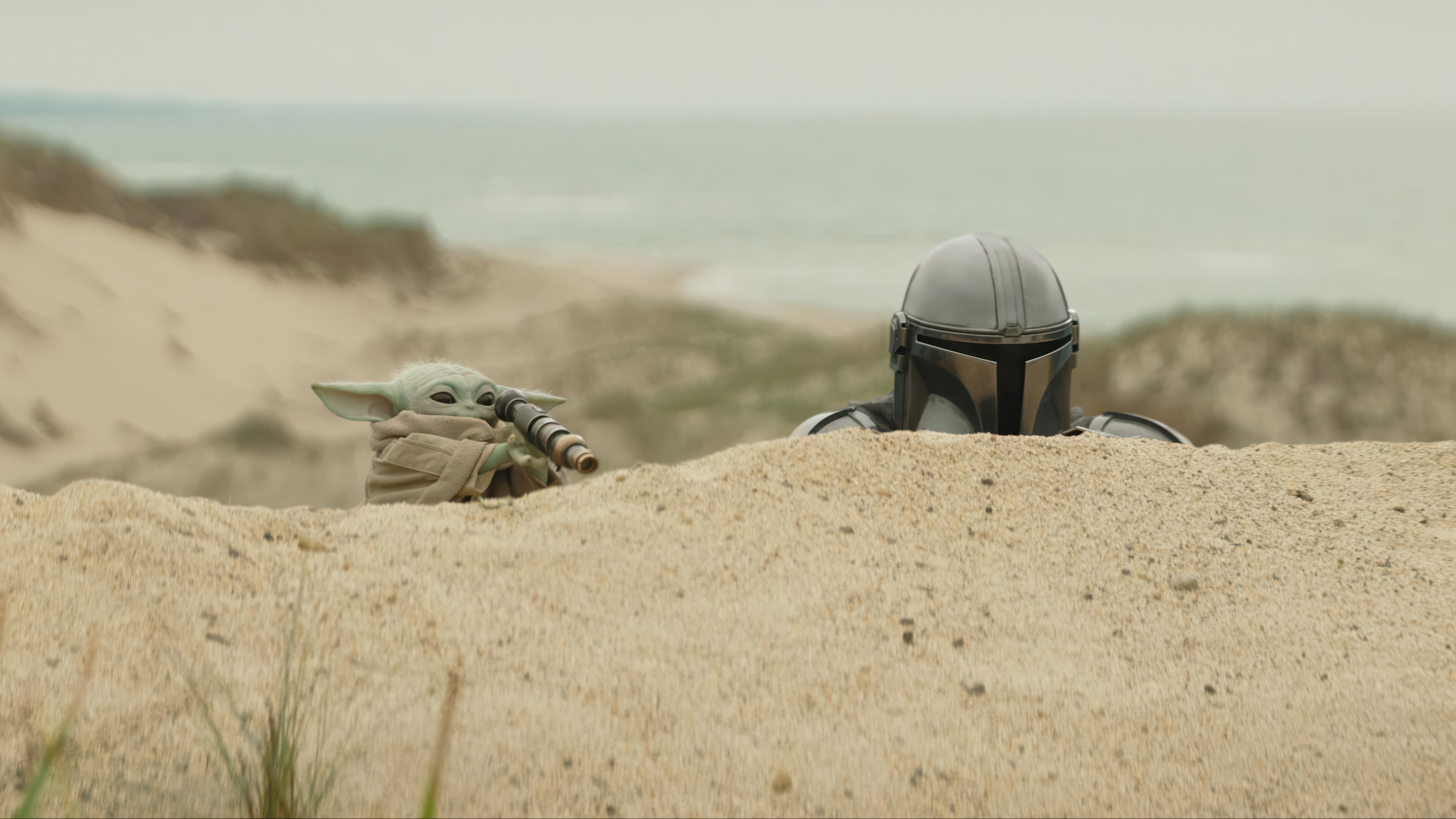 Mandalorian Baby Yoda Dunes Movie