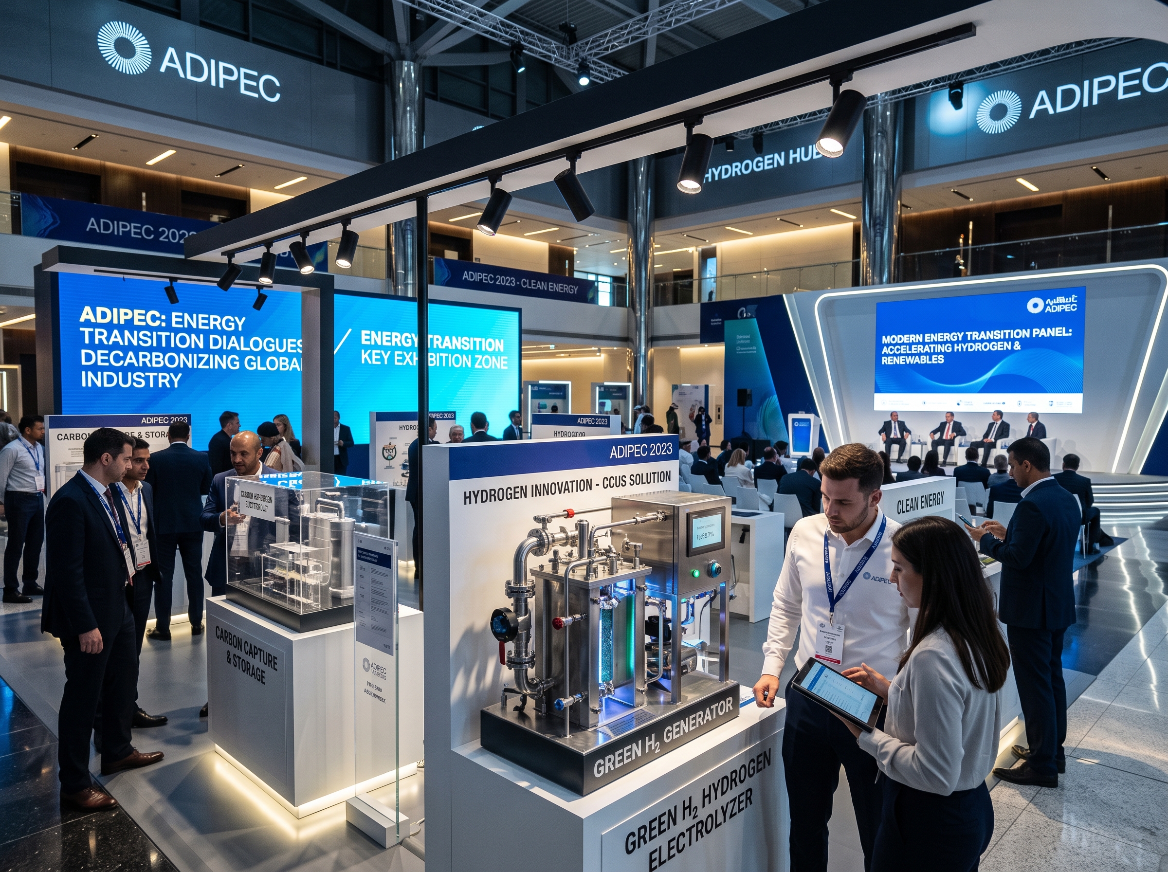 ADIPEC exhibition floor