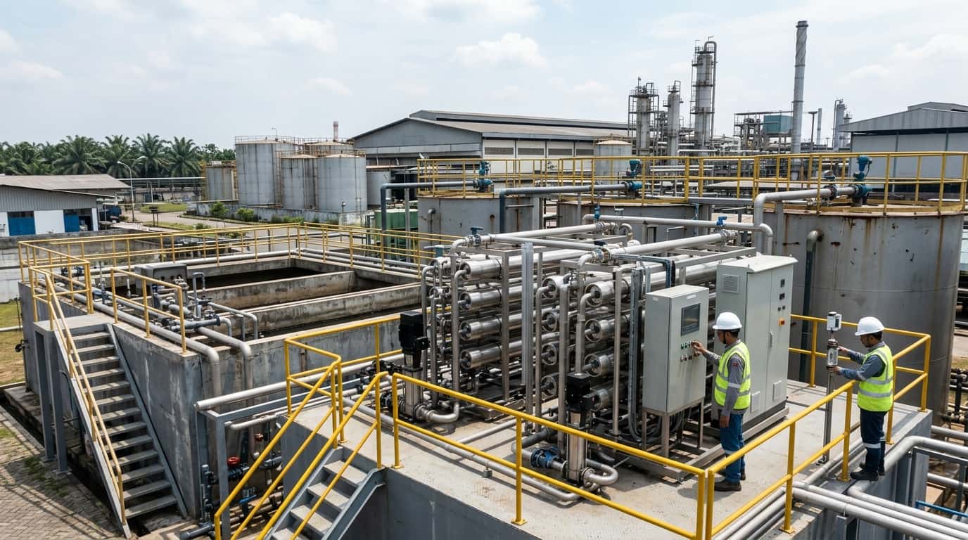 Retrofit sistem MBR WWTP existing industri Food and Beverage