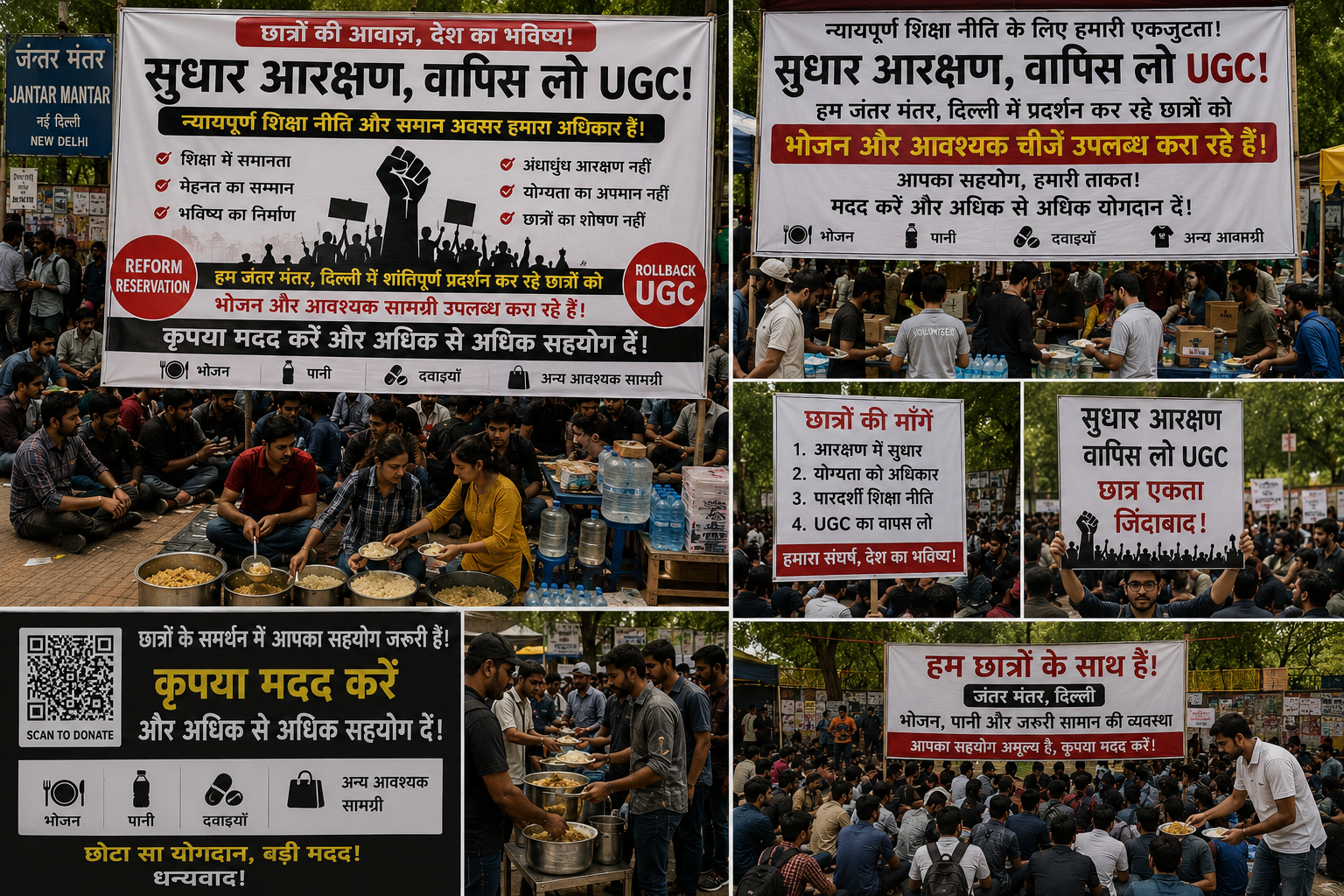 Students protesting