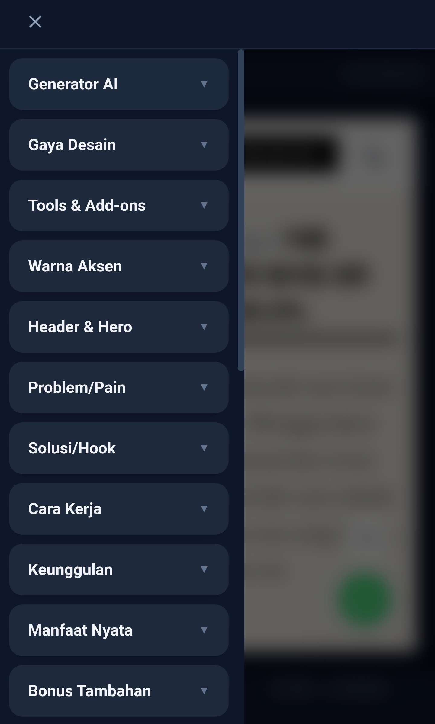 Dropdown Menu