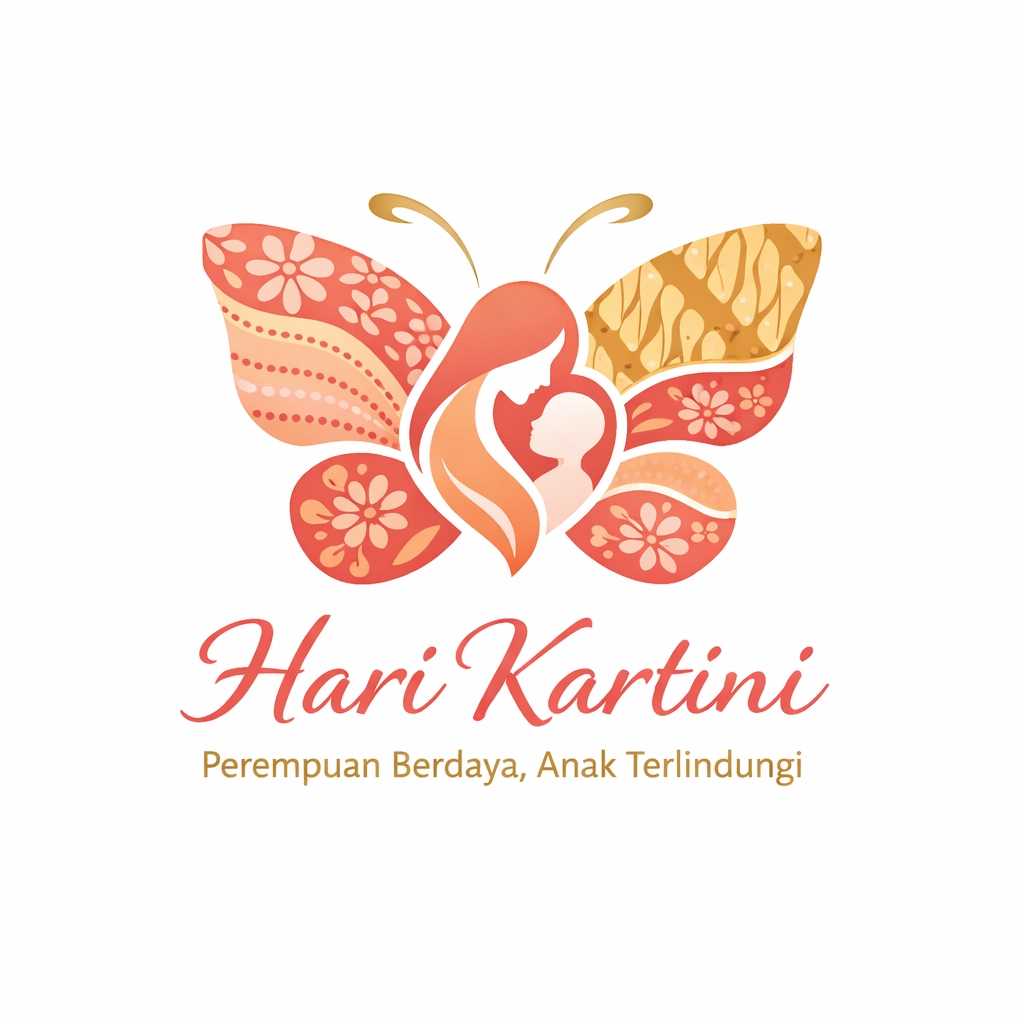 Logo Kupu-Kupu Batik – Simbol Transformasi Perempuan dan Perlindungan Anak