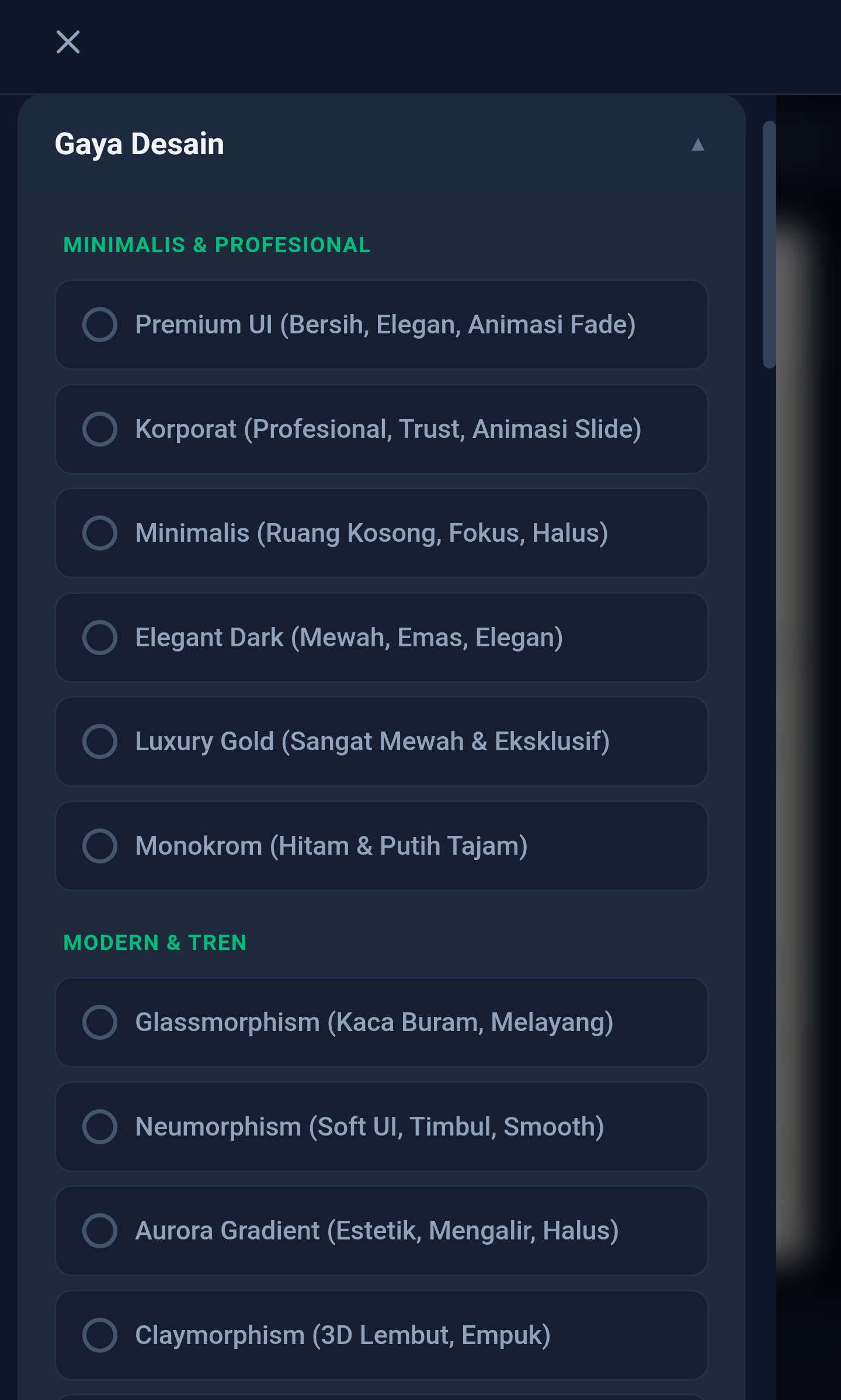 Gaya Desain