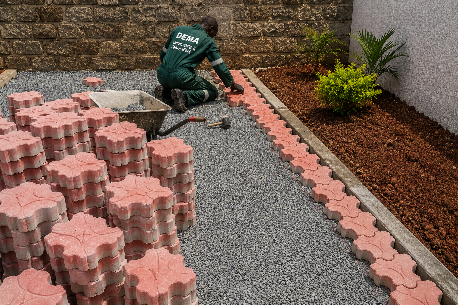 Cabro installation