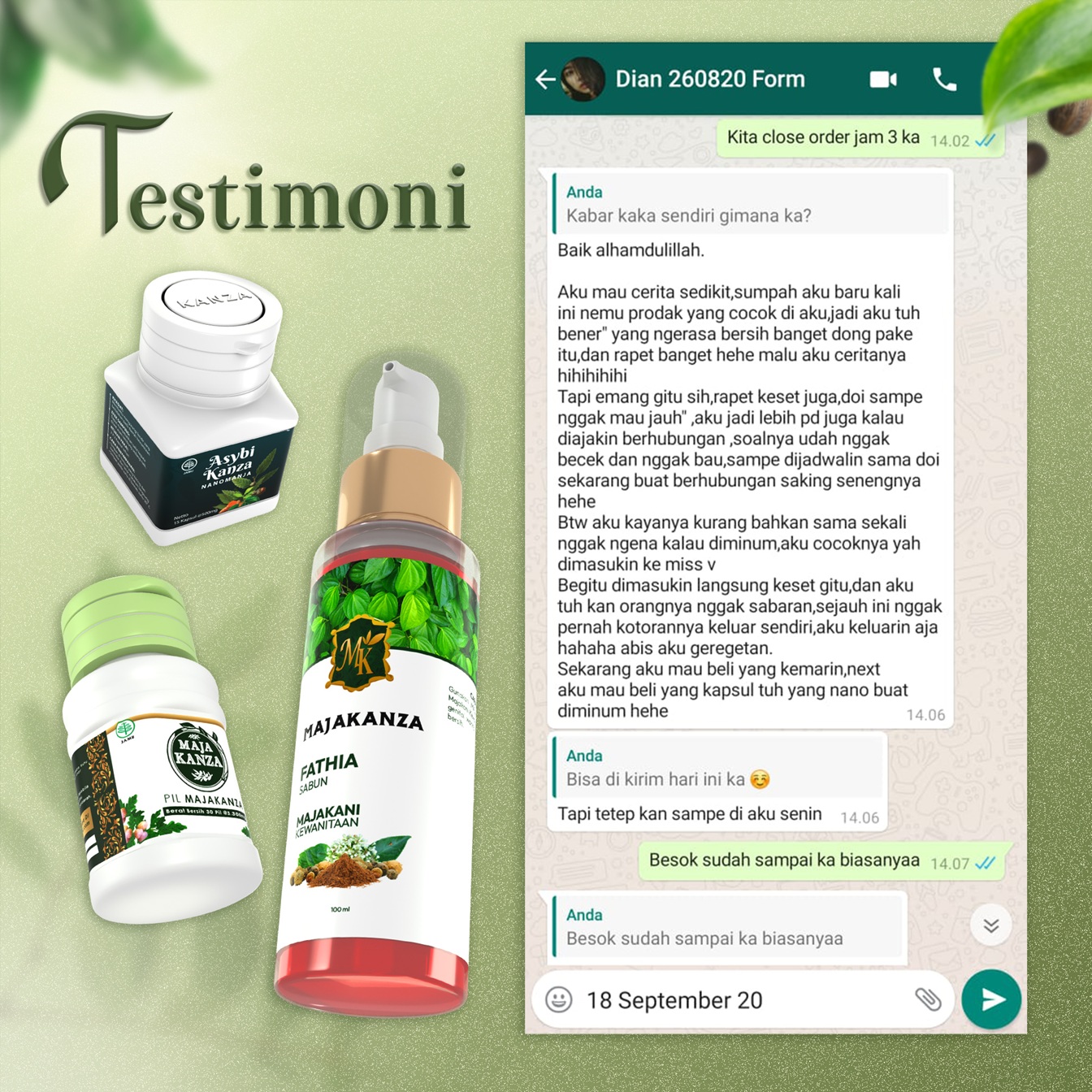 Testimoni Chat 2