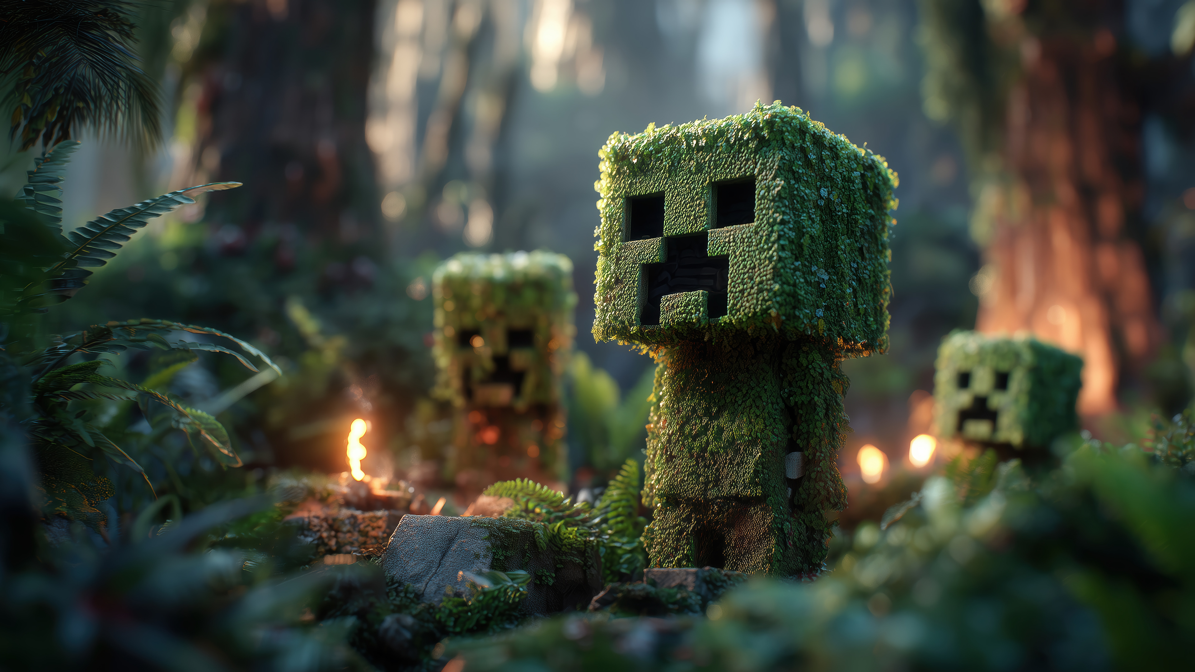 Minecraft Moss Creepers Forest