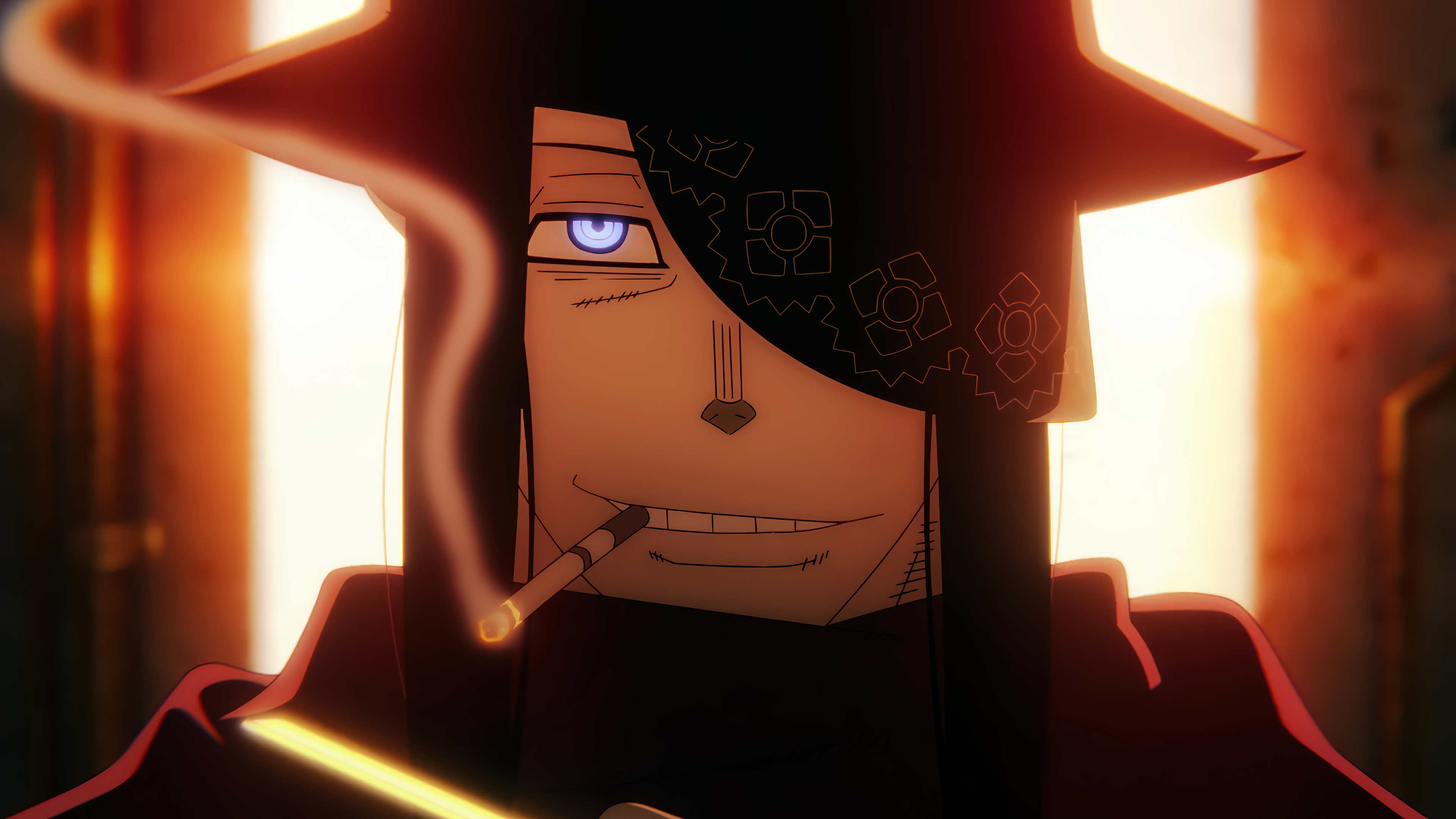 Mechanical Hat Smoke Anime