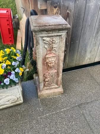Nachher: Steinpfeiler