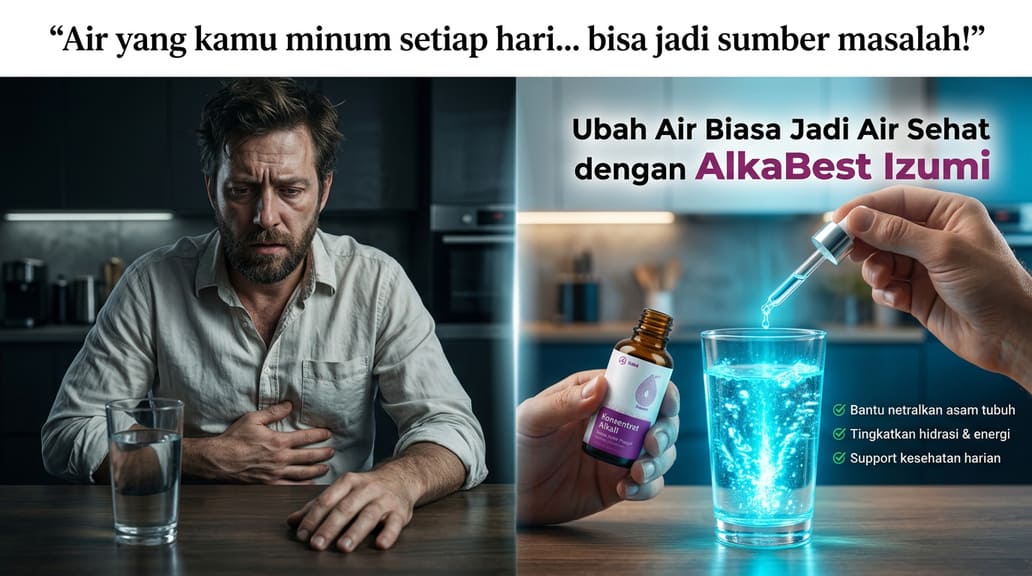 Air yang kamu minum setiap hari bisa jadi sumber masalah — AlkaBest Izumi