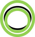 Logo Efecto Ventas - Anillos concéntricos verdes